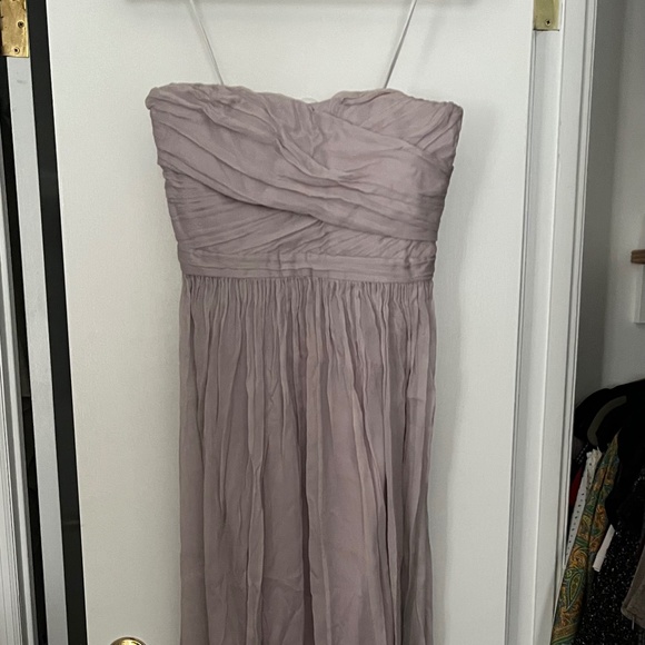MUST GO J.Crew Arabelle Long Silk Chiffon Dress Size 6 - Picture 1 of 16